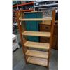 Image 1 : WOOD BOOKSHELF 57 INCHES TALL