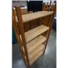 Image 3 : WOOD BOOKSHELF 57 INCHES TALL
