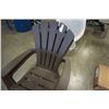 Image 2 : 2 PLASTIC ADIRONDACK DECK CHAIRS
