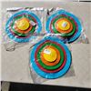 Image 1 : 3 NEW 5 PCS Silicone Suction Lids Cover Sets Retail $28 per set Reusable Covers for Bowls Pan Pots