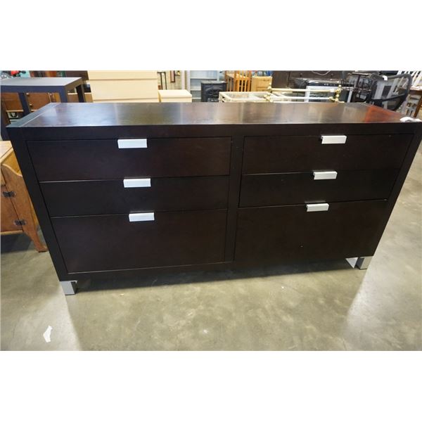 MODERN 6 DRAWER DRESSER