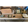 Image 2 : BOX OF WALL CLOCKS AND PRINTS