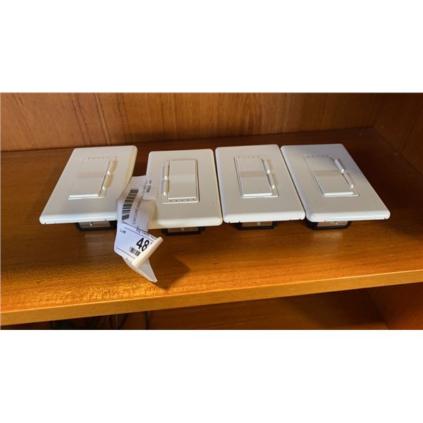 4 AS NEW FEIT WIFI DIMMER SWITCHES RETAIL $120