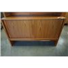 Image 2 : TEAK FINISH 2 PIECE CABINET