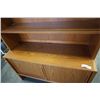 Image 3 : TEAK FINISH 2 PIECE CABINET