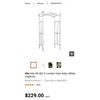 Image 1 : New England Arbors London Vinyl Arbor, White - Retail $229