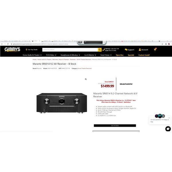 Marantz SR6014 9.2-Channel Network A/V Receiver TESTED WORKING RETAIL $2000 9.2-channel home theatre