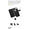 Image 1 : LBT Switch 3-in-1 Wallet Case for iPhone 12/12 Pro - Black - Retail $44.99