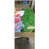 Image 1 : BOX OF HAWAIIAN TOURIST SOUVENIERS, VINTAGE ITEMS, COSTUMES