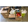 Image 1 : 4 BOXES OF ESTATE GOODS, TOOLS, ETC