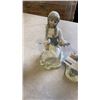 Image 2 : 3 TENGRA PORCELAIN FIGURES - MADE IN SPAIN