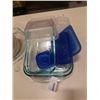Image 3 : PYREX BAKING DISHES, POT WITH LID AND ZIPLIC CONTAINERS