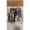 Image 2 : 3 BOXES OF YUGIOH CARDS AND 4 CARD STORAGE TINS - 3 POKEMON, 1 YUGIOH