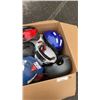 Image 2 : Large Box of bike helmets and hard hats