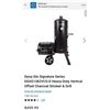 Image 1 : New Dyna-Glo Signature Series Heavy-Duty Vertical Offset Charcoal Smoker & Grill - Retail $499.99