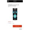 Image 1 : Sony V71 High-Power Audio System with BLUETOOTH® Technology - Retail $699.99 - working