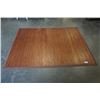 Image 1 : WOOD SLAT OUTDOOR MAT 63 INCHES WIDE