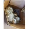 Image 2 : BOX OF HALLOWEEN DECORATIONS, PUMPKINS, CAULDRON, GOAT SKULL MASK