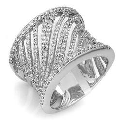 Fine Jewelry Ring 0.77 ctw Diamond 18K White Gold