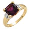 Image 1 : Ring 2.06 ctw Amethyst & Diamond 14K Fine Jewelry