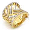Image 1 : Fine Jewelry Ring 0.48 ctw Diamond 18K Yellow Gold