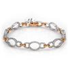 Image 1 : Fine Jewelry Bracelet 1.3 ctw Diamond 14K 2Tone Gold