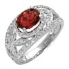 Image 1 : Ring 1.53ctw Pink Tourmaline & Diamond 14K Fine Jewelry