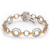 Image 1 : Fine Jewelry Bracelet 1.82 ctw Diamond 14K 2Tone Gold