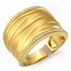 Image 1 : Fine Jewelry Ring 0.15 ctw Diamond 18K Yellow Gold