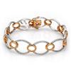 Image 1 : Fine Jewelry Bracelet 1.07 ctw Diamond 14K 2Tone Gold