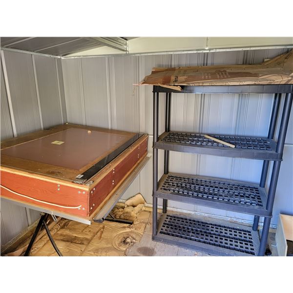 Drafting Table with Shelf