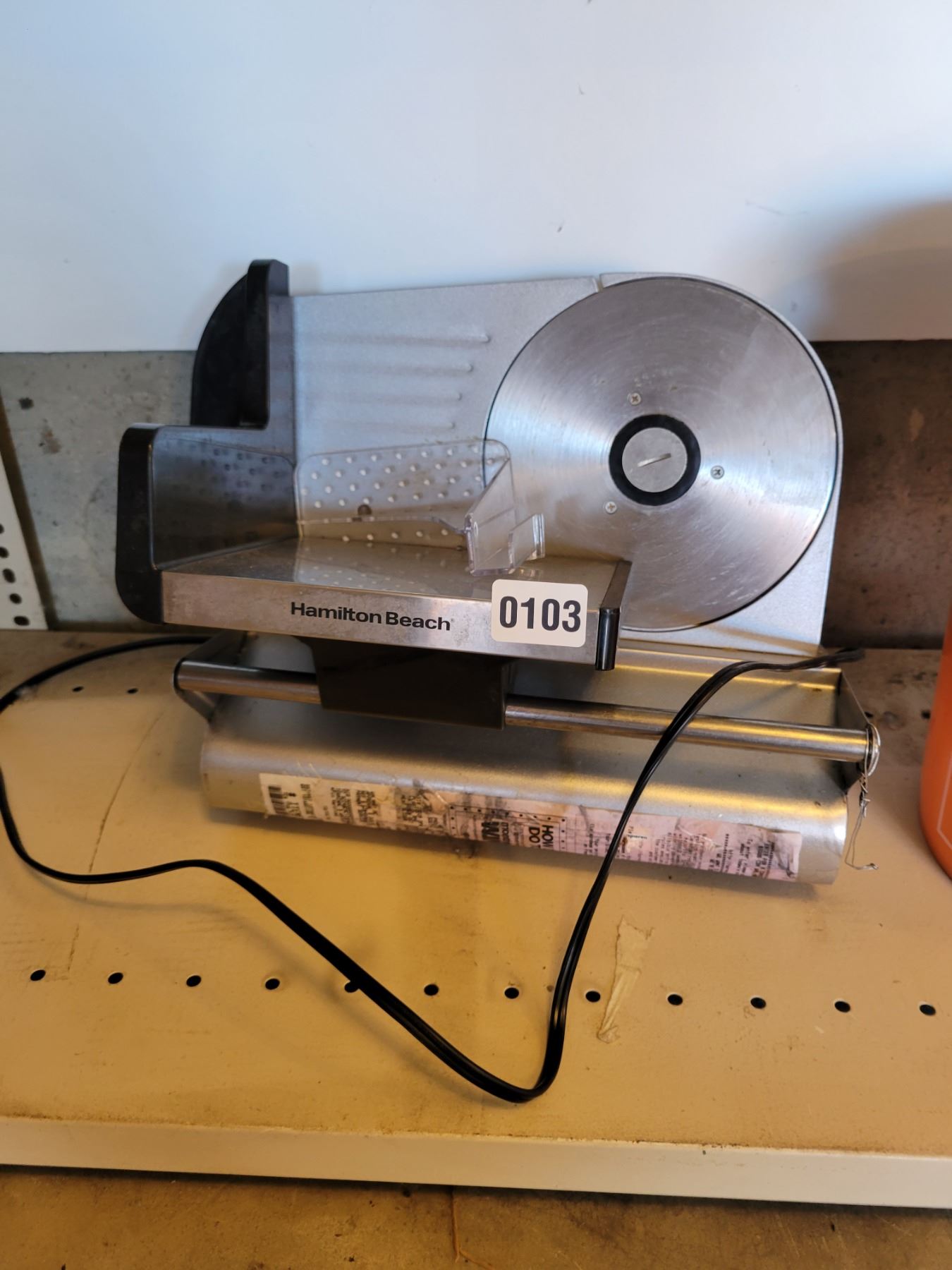 Hamilton Beach Meat Slicer & Buckets