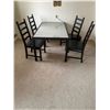 Image 1 : Modern Black Dining Table With 4 Chairs