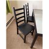 Image 2 : Modern Black Dining Table With 4 Chairs