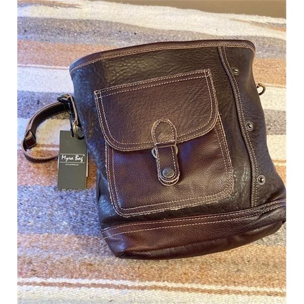 Brown Leather Shoulder Bag