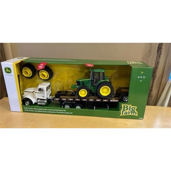 John Deere Toy Big Farm Truck/Tractor/Trailer Combo 1/16 Model