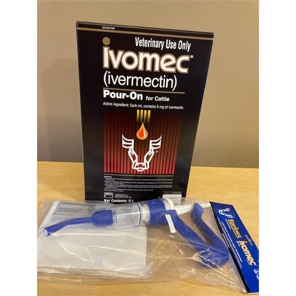 5L Ivomec Pour-On for Cattle and Application Gun