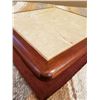 Image 2 : Keith Logan Handcrafted Sapele Wood and Marble Trivet