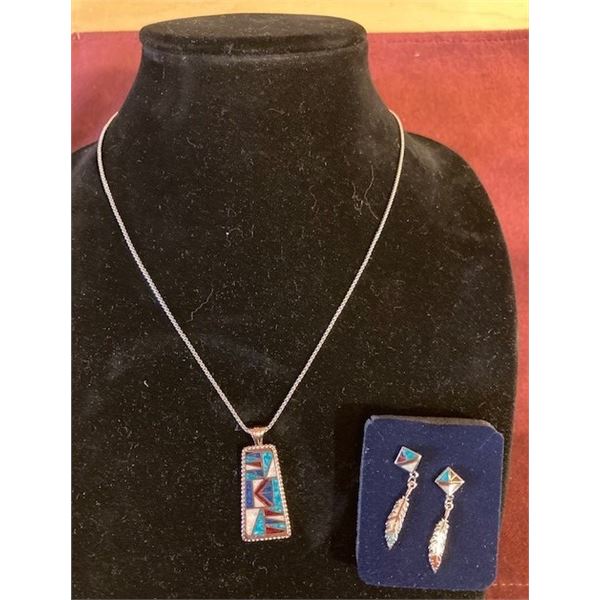 Montana Silversmiths Necklace with Matching Earrings