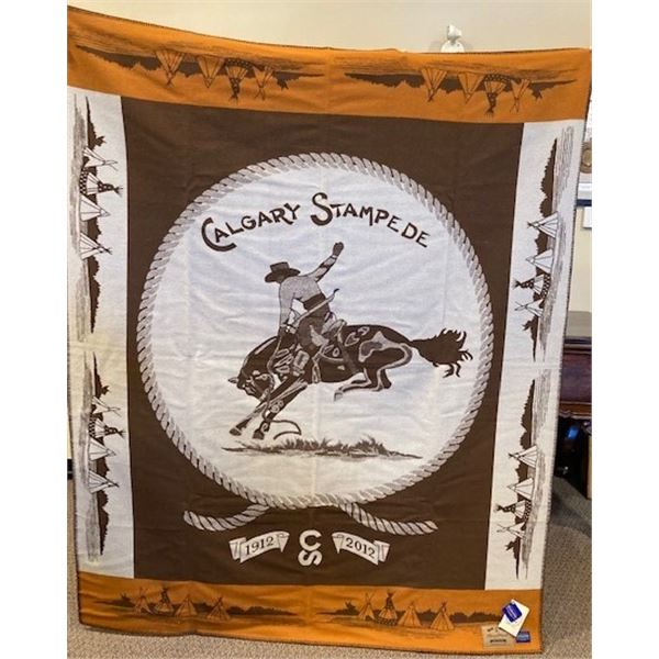 Pendleton Calgary Stampede 100 Yr Anniversary Blanket designed by the Sheep Commission