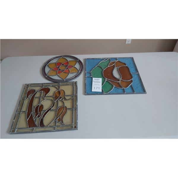 Leaded stained Glass. Cat A