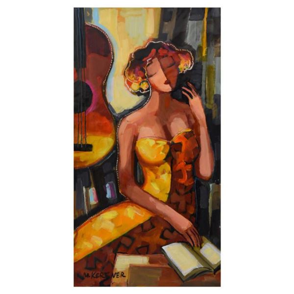 Michael Kerzner, Original Acrylic Painting on Canvas, Hand Signed with Letter of Authenticity.