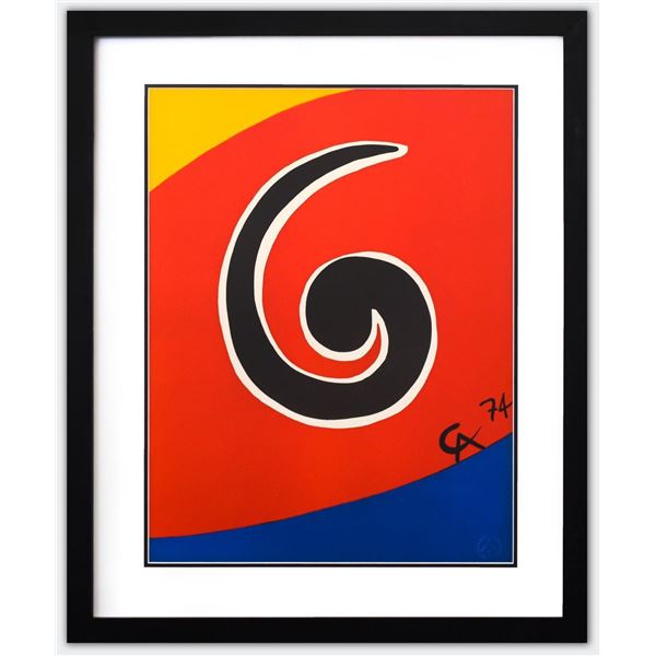 Alexander Calder- Lithograph on Arches Paper "Flying colors - Skywirl"