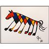 Image 2 : Alexander Calder- Lithograph on Arches Paper "Flying colors - Beastie"