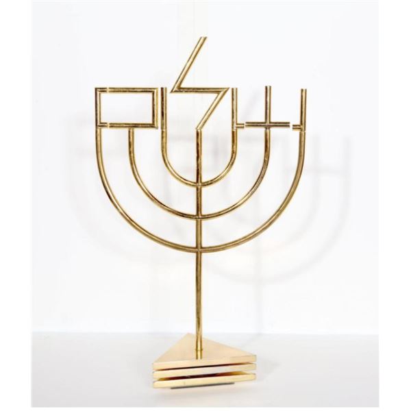 Yaacov Agam- Shalom Menorah