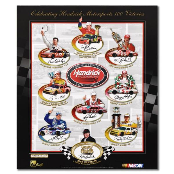 "Celebrating 100 Victories" Limited Edition Collectible Poster with Letter of Authenticity.