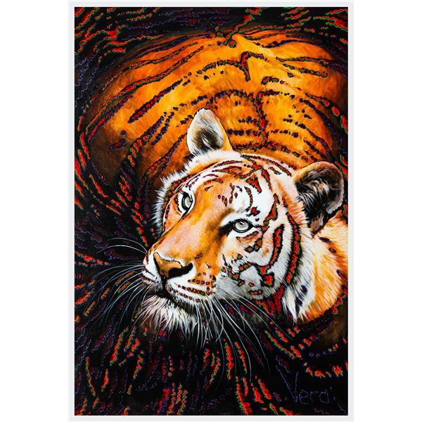 Vera V. Goncharenko- Original Oil on Canvas "Hiding"