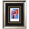 Image 1 : Peter Max- Original Lithograph "BLUE Angel with Heart"