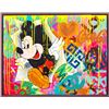 Image 2 : Nastya Rovenskaya- Original Mixed Media on Paper "Surprise by Mickey Mouse"