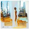 Image 1 : Adriana Naveh, "Meditation" Original Painting on Acrylic Panel, Hand Signed with Letter of Authentic